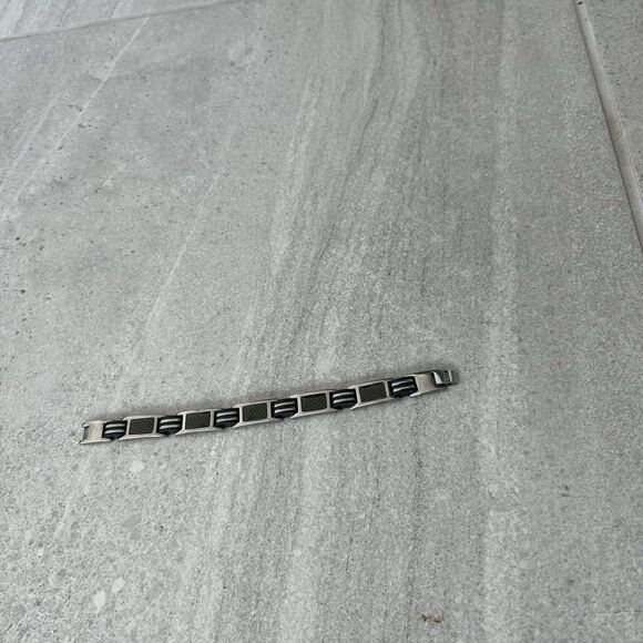 The Danbury Mint Mens Bracelet 8" Fashion Jewelry Titanium With Original Jewelry - Picture 7 of 11